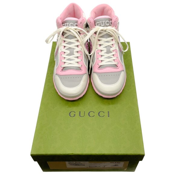 Gucci Dali Pink / White Mac80 High Top Sneakers - Picture 6 of 7